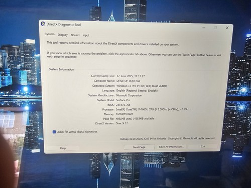 Microsoft Surface PRO 5 i7 16GB RAM 512GB SSD WIN 11 Pro Great Battery - Afbeelding 2 van 7