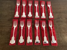 Robbe & Berking Fischgabeln Alt Spaten 925er Silber