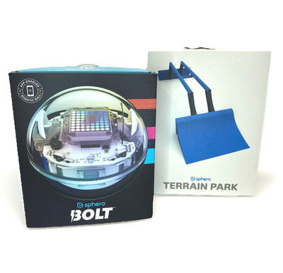 Sphero BOLT Coding Robot Ball STEM Programming Kit w/ Terrain Park