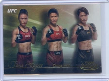 2024 Topps Gold Label UFC Time Lapse Insert #TL-11 Zhang Weili