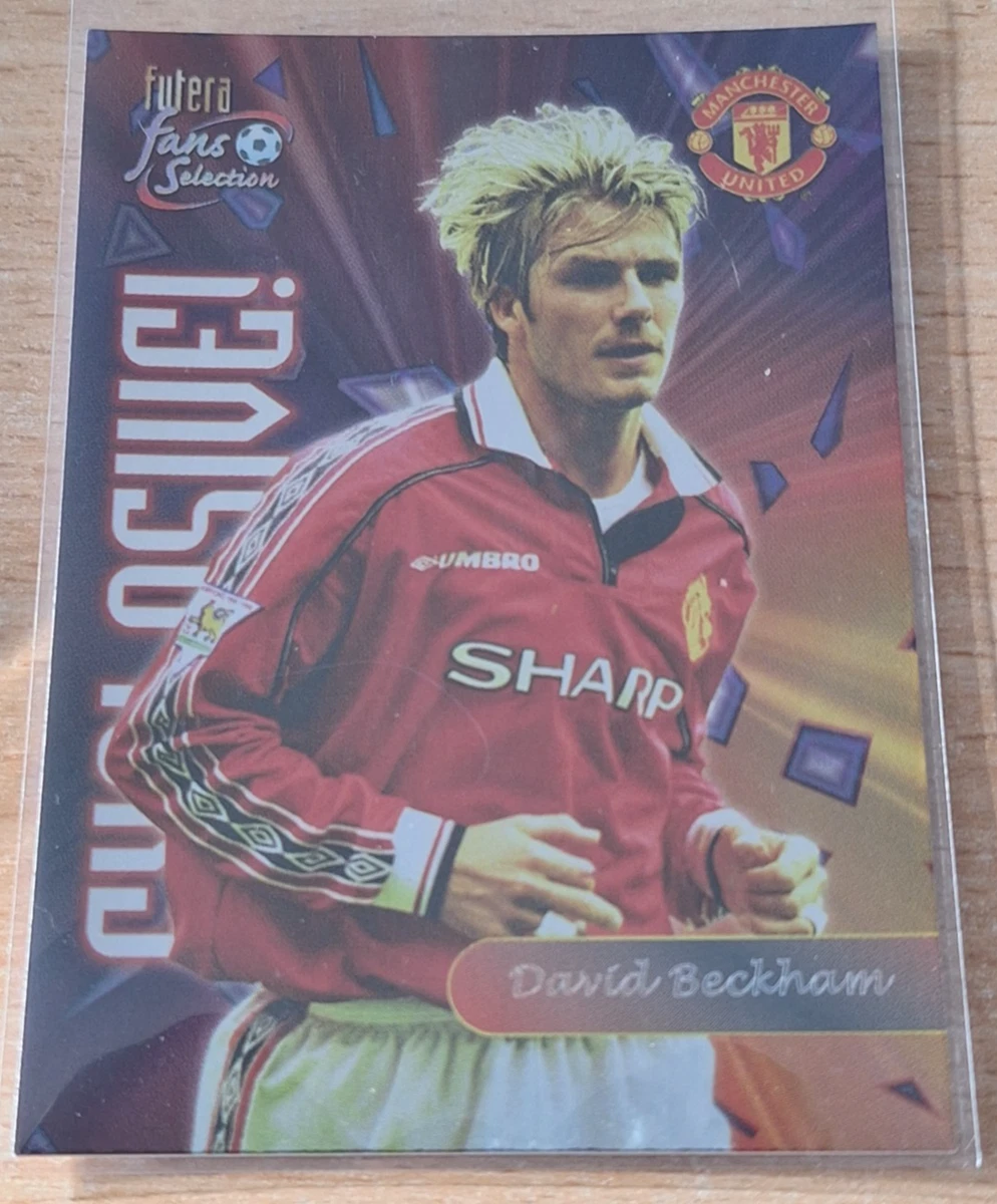 Carte Collector Futera David Beckham The Squad 2000 - Édition Promo Rare