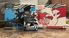 Pok mon Black Bolt  White Flare Elite Trainer Box  Black Bolt Booster Bundle