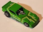 Vintage Hot Wheels Screamin' Green Dodge Funny Car BW Blackwall Malaysia 1986
