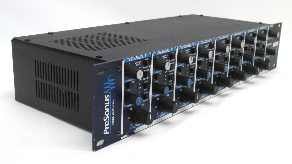 8 Channel Pro Audio Microphone Preamps Strips for sale | eBay