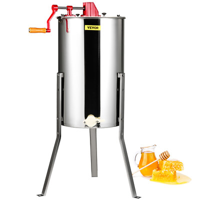 Manual Honey Extractor Beekeeping Equipment 3 Frames Stainless Steel