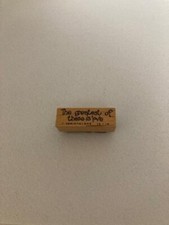 Embossing Arts - Rubber Stamp - The greatest of these is love - Medium Size