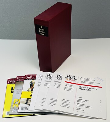 Lot 7 Various Issues HARVARD BUSINESS REVIEW OnPoint Magazine 2002-2008 + Box