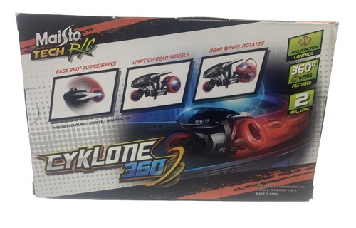 Maisto Tech R/C Street Series Remote Control Blue Cyklone 360 Cycle Bike - Picture 3 of 11