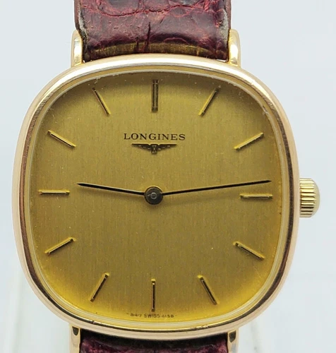 LONGINES MANUAL CAL L847.4 GOLD PLATED MENS 32MM 