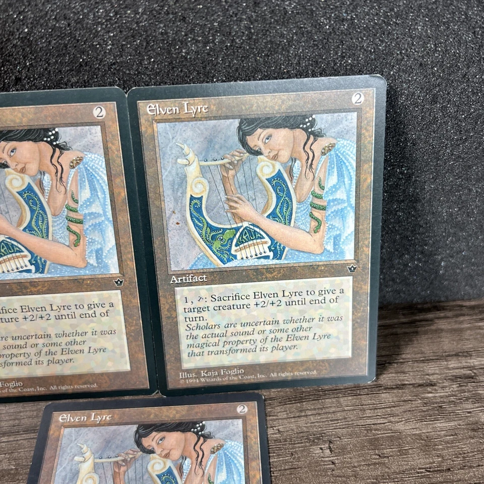 Elven Lyre Fallen Empires Magic The Gathering MTG Rare 3 - Image 3 of 4