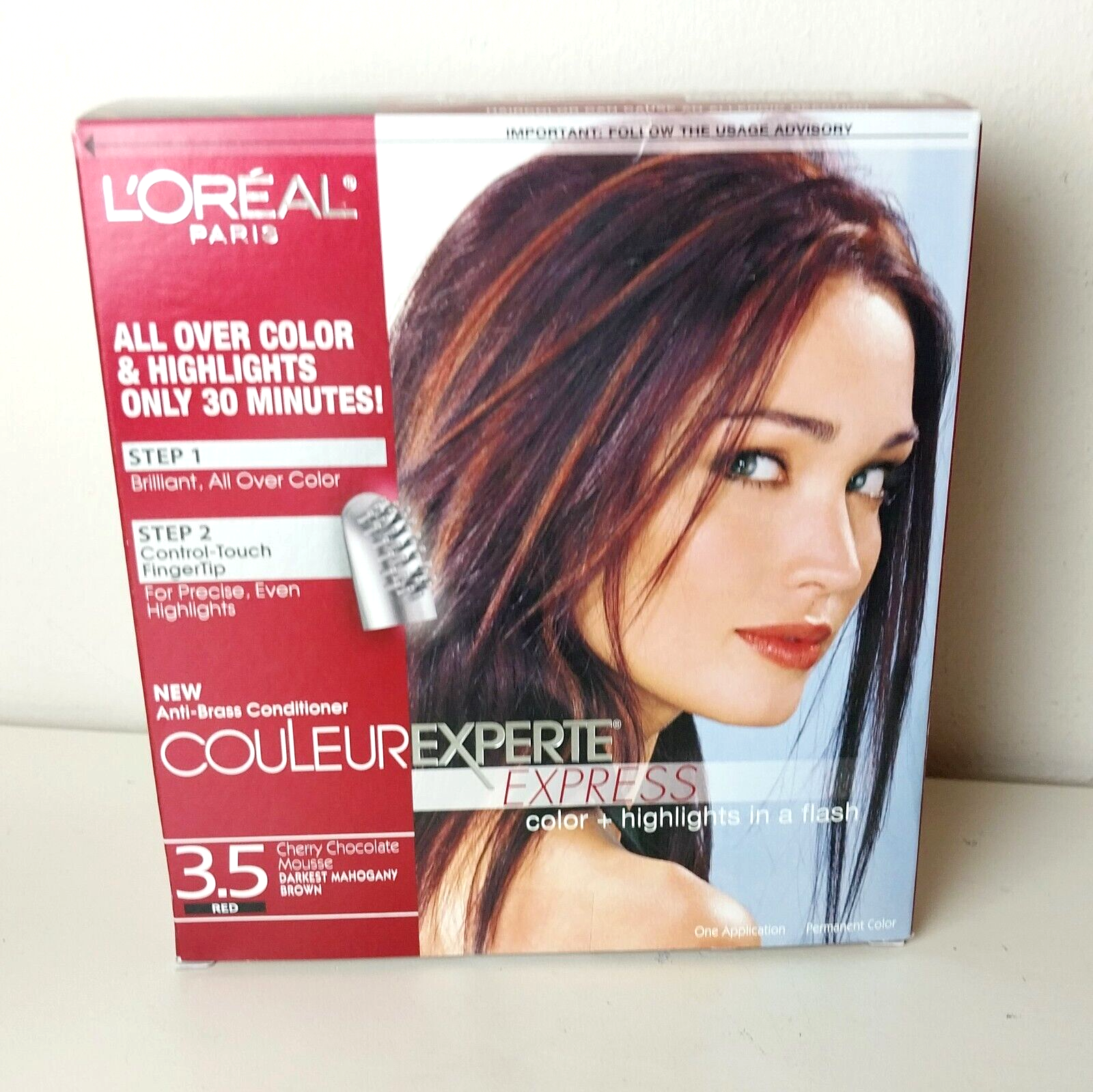 L'Oreal Couleur Experte Hair Color Highlights 3.5 Red Cherry Chocolate  Mousse 71249200698 | Ebay