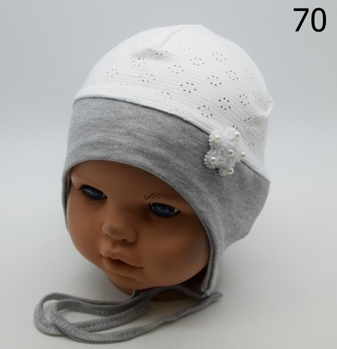 Girls Hat Baby Toddler Hat Tie up Cap Summer Spring Cotton Beanie Net Mesh - Picture 50 of 90