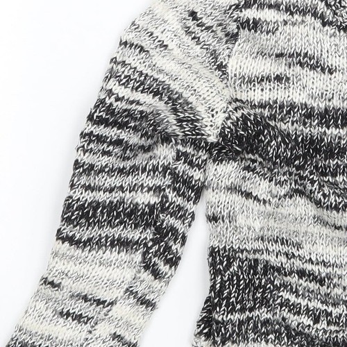 H&M Womens White Scoop Neck Acrylic Blend Jumper Size XS - Picture 9 of 12