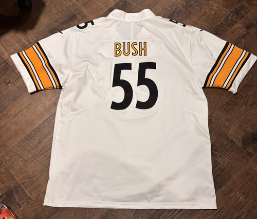 ๐๐ฅ Maglia NIKE On Field Pittsburgh Steelers #55 Devin Bush ๐ค๐ Uomo XL | - Foto 4 di 5