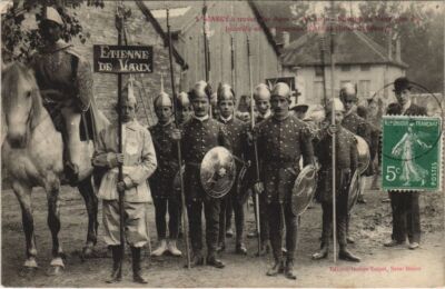 Old postcard WASSY through the Ages - Etienne de Vaux, sire of Joinville (47626)