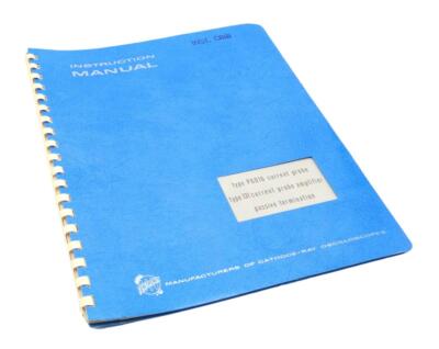 Tektronix P6016 Current Probe Instruction Manual
