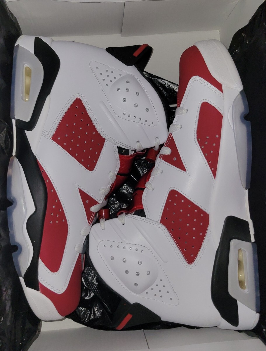 2014 Nike Air Jordan 6 Retro Carmine 384664-160 sz 9.5 | eBay
