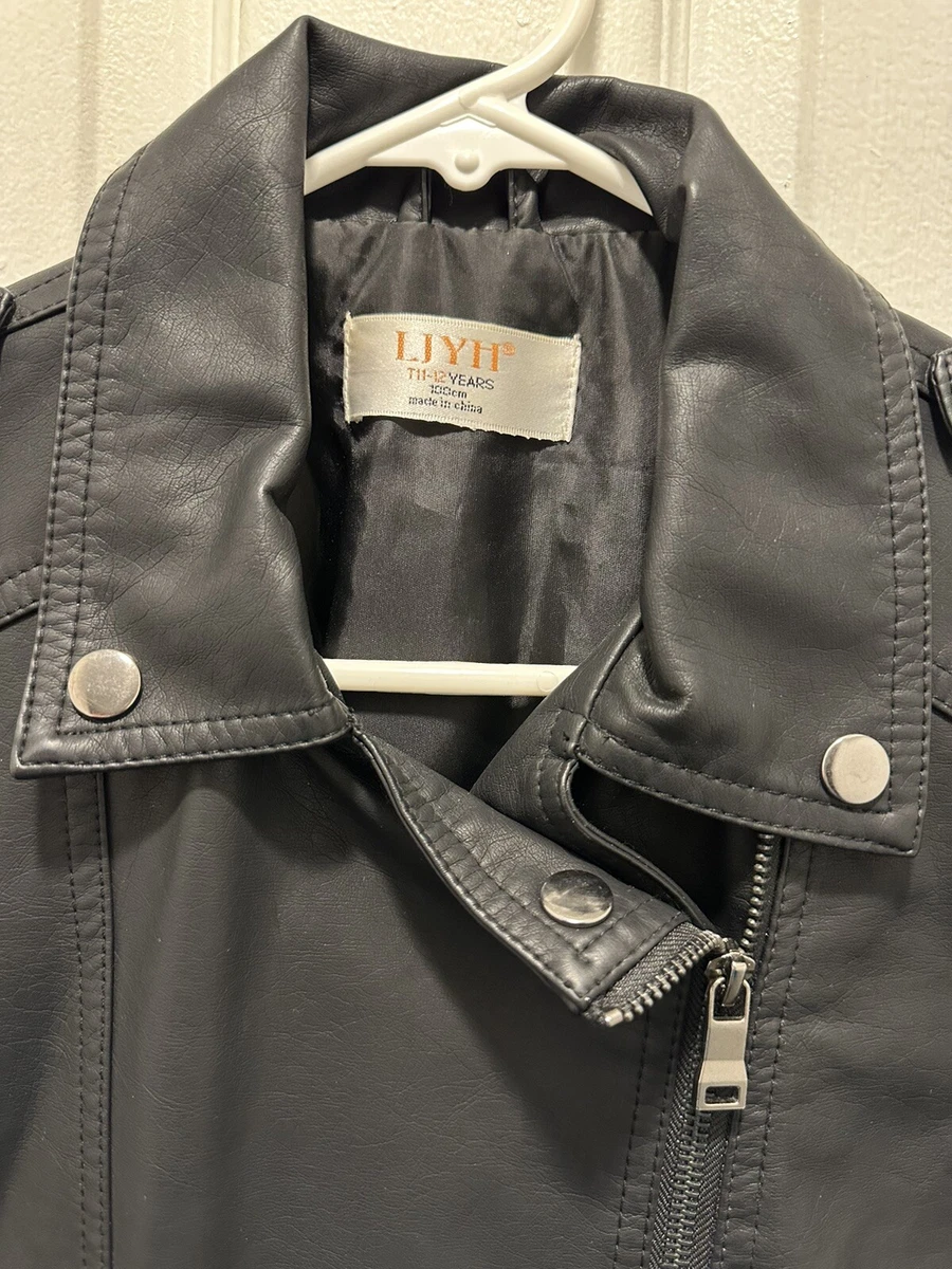 Ljyh 2025 leather jacket