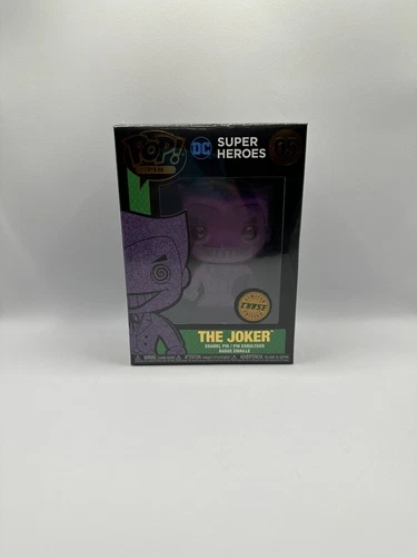 FUNKO POP! Pin | The Joker GLITTER VARIANT #05 *Rare*Limited CHASE Edition*
