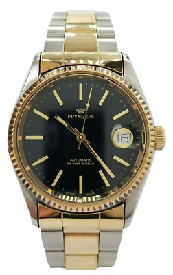 Orologio Pryngeps automatic U-091 black dial watch swiss made cal eta 2824 montr