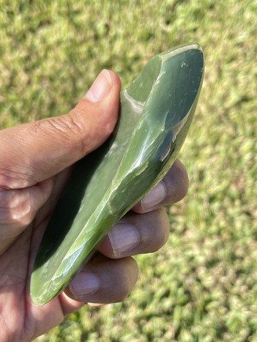 New Zealand INANGA Nephrirte Jade Small POUNAMU Bowl Unique/ARTISTIC One Off WOW - Picture 3 of 16