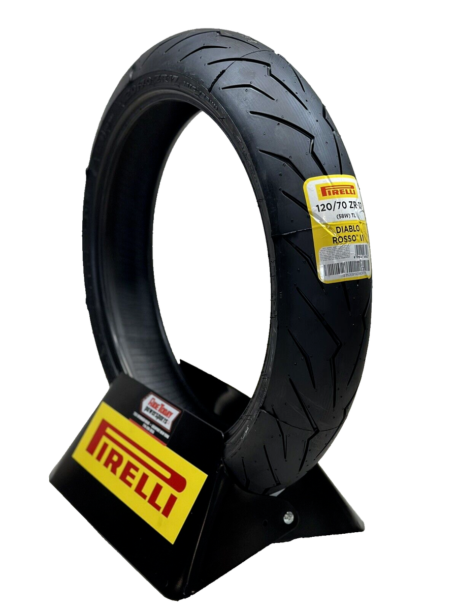 Pirelli Diablo Rosso III Motorcycle Tire Set FRONT 120/70ZR17