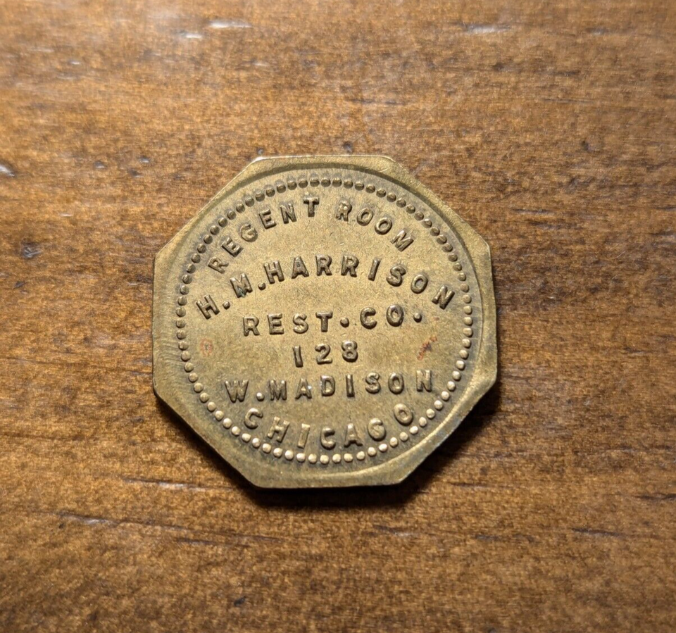 Chicago, Illinois IL Regent Room Harrison Restaurant Good For 5¢ Trade