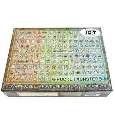 1000 Piece Jigsaw Puzzle Pokemon Pokedex No.001-151 | eBay