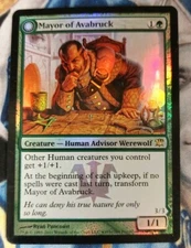 Mayor of Avabruck FOIL MTG Innistrad Promo Rare Green Creature Near-Mint x1 JS3