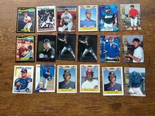 18 1980'S 1990'S 2000'S BASEBALL CARDS LOT  TOPPS + TOYS R US ROOKIES PAT COMBS
