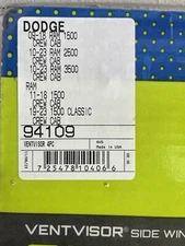 2009 - 2023 Ram 1500 2500 3500 Rain Guard