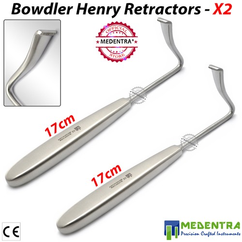 2PCS Dental Bowdler Henry Rake Retractor Lab Tools 17cm Dentistry eBay