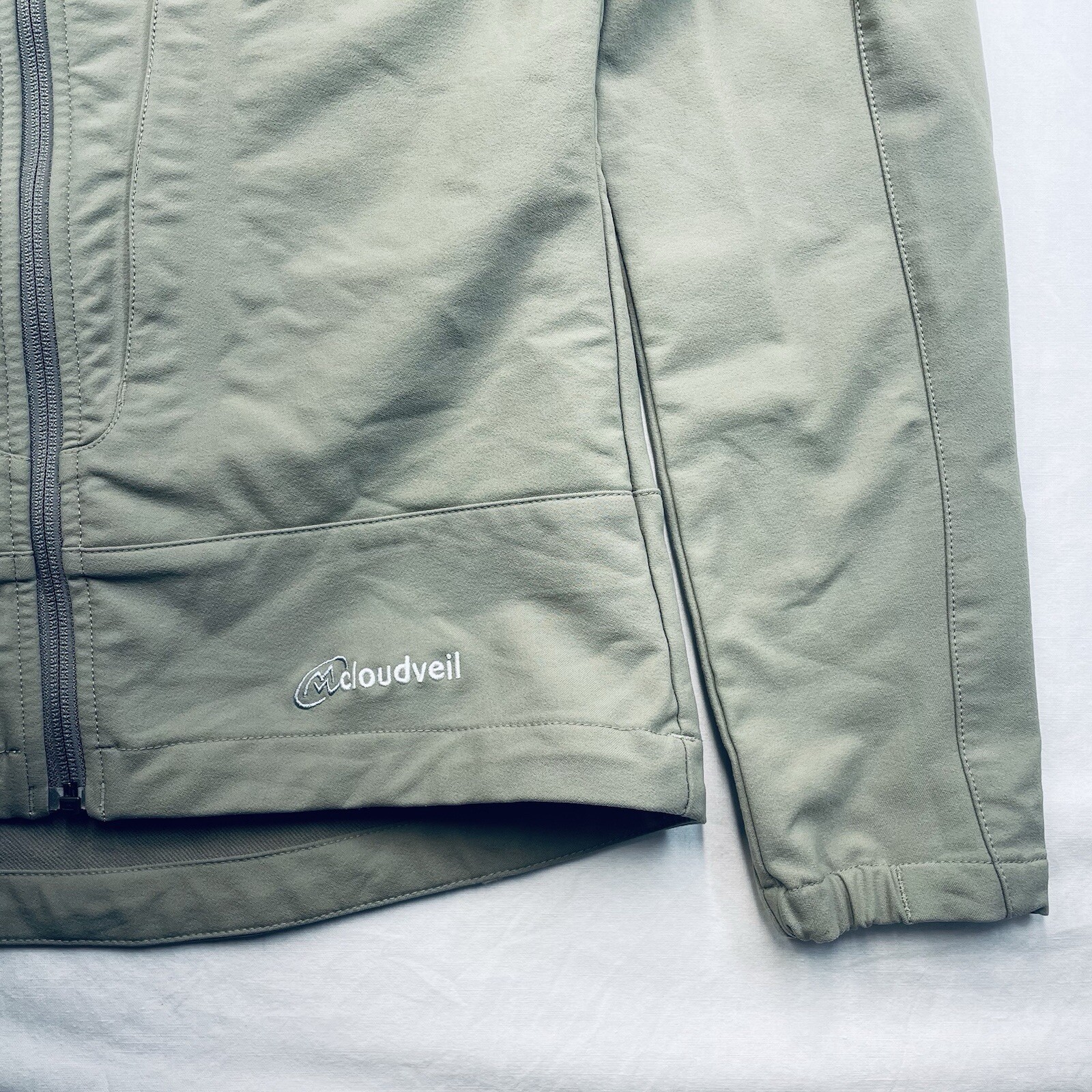 Cloudveil Soft Shell Jacket Fleece Lined Full Zip… - image 3