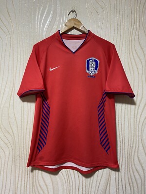 新品タグ付き NIKE ナイキ 韓国代表 2006 ホーム　ユニフォーム KOREA SOUTH 2006 2007 HOME FOOTBALL SHIRT SOCCER JERSEY NIKE sz M