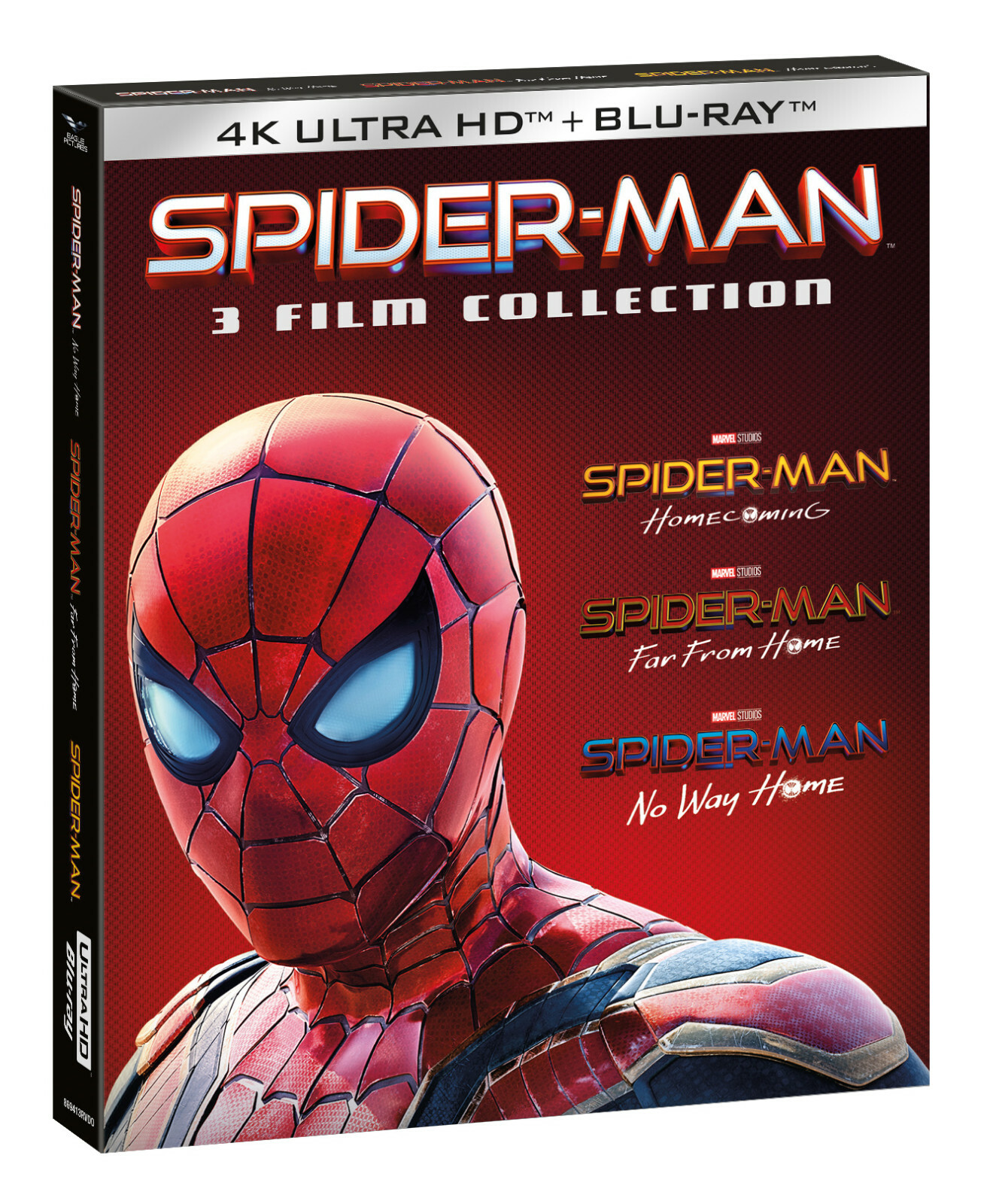 Spider-Man - 3 Film Collection (3 4K Ultra HD + 3 Blu-Ray Disc + Card)