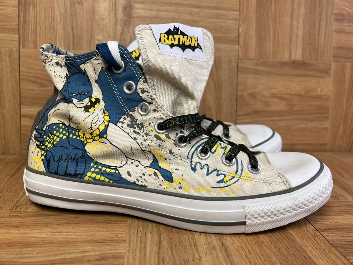 RARE🔥 Converse All-Star DC Comic BATMAN Hi Shoes Men's RARE🔥 Converse All-Star DC Comic BATMAN Hi Shoes Men's