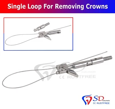 SD INSTRUMENTS Schlaufe für Kronenentferner Crown Butler Bajonett Schlaufenansatz Smile Dentale