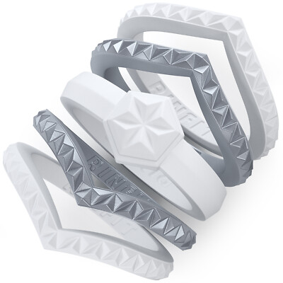 Silicone Wedding Rings for Women by Comfortable Durable