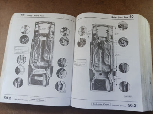 De colección Audi 5000S 5000CS Manual de reparación de fábrica 1984-1988 Vagón, Quattro, Turbo, - Imagen 3 de 3