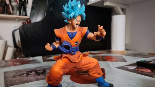 Banpresto Super Dragon Ball Heroes Son Goku Super Saiyan Blue PVC Figure - Imagen 3 de 5