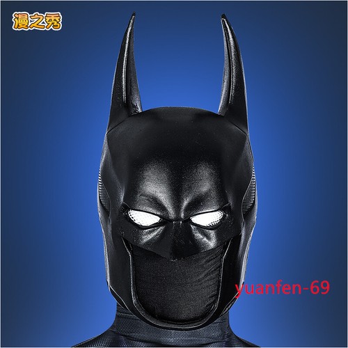 Comic Batman Beyond Cosplay Jumpsuit Costumes Men Bodysuit Mask Helmet Halloween - Picture 17 of 20