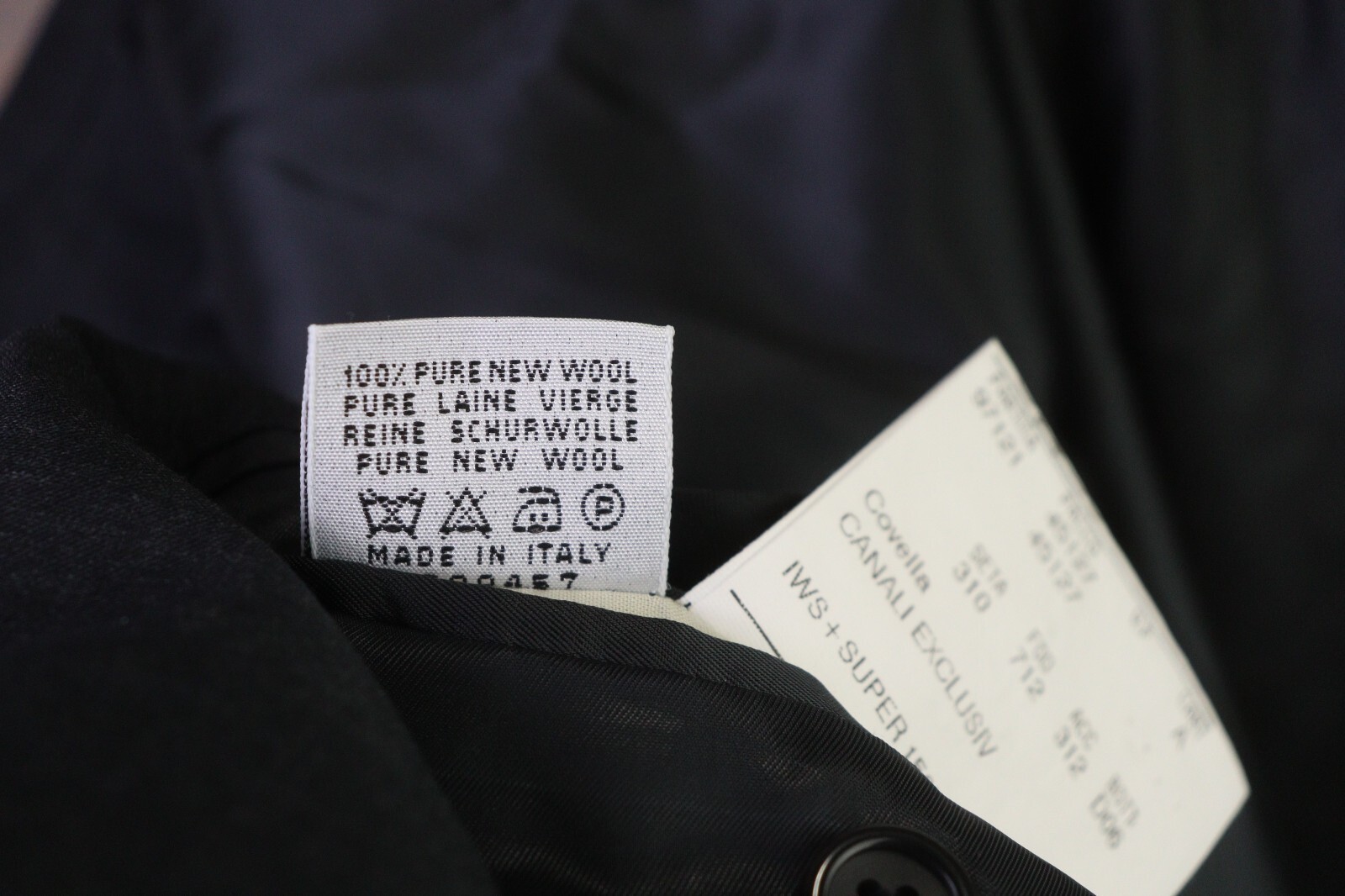 CANALI Exclusive Gray Wool Three Button Notch Sin… - image 20