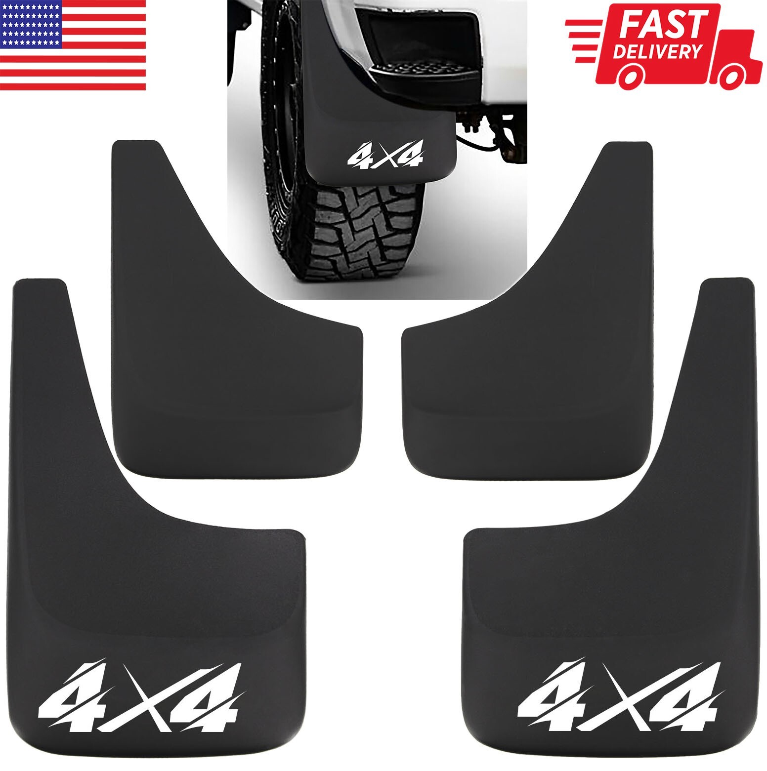 4x4 Mud Flap Splash Guard For Jeep Wrangler JK JL Grand Cherokee ZJ WJ Gladiator