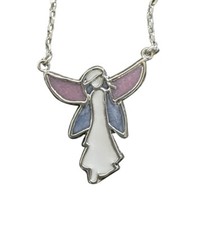 Angel .925 Silver Enamel Necklace