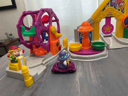 Fisher Price Little People Surprise Sound Fun Amusement Park Carnival Rides 2003 - Picture 3 of 7