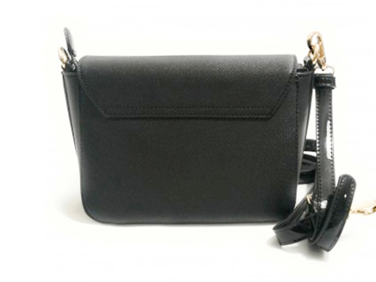Borsa a tracolla Valentino Magnolia nera foto 3