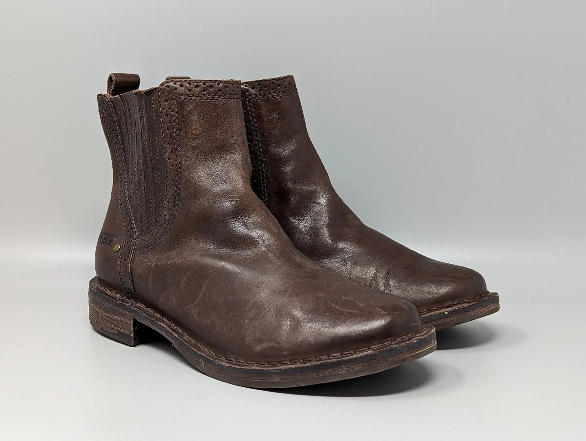 Womens leather top ankle boots australia