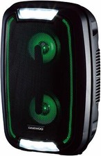 daewoo bluetooth subwoofer party speaker 400w