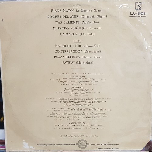 RUBEN BLADES ANTECEDENTE LP DISCO VINYL RARO 1988 ECUADOR - Picture 2 of 4