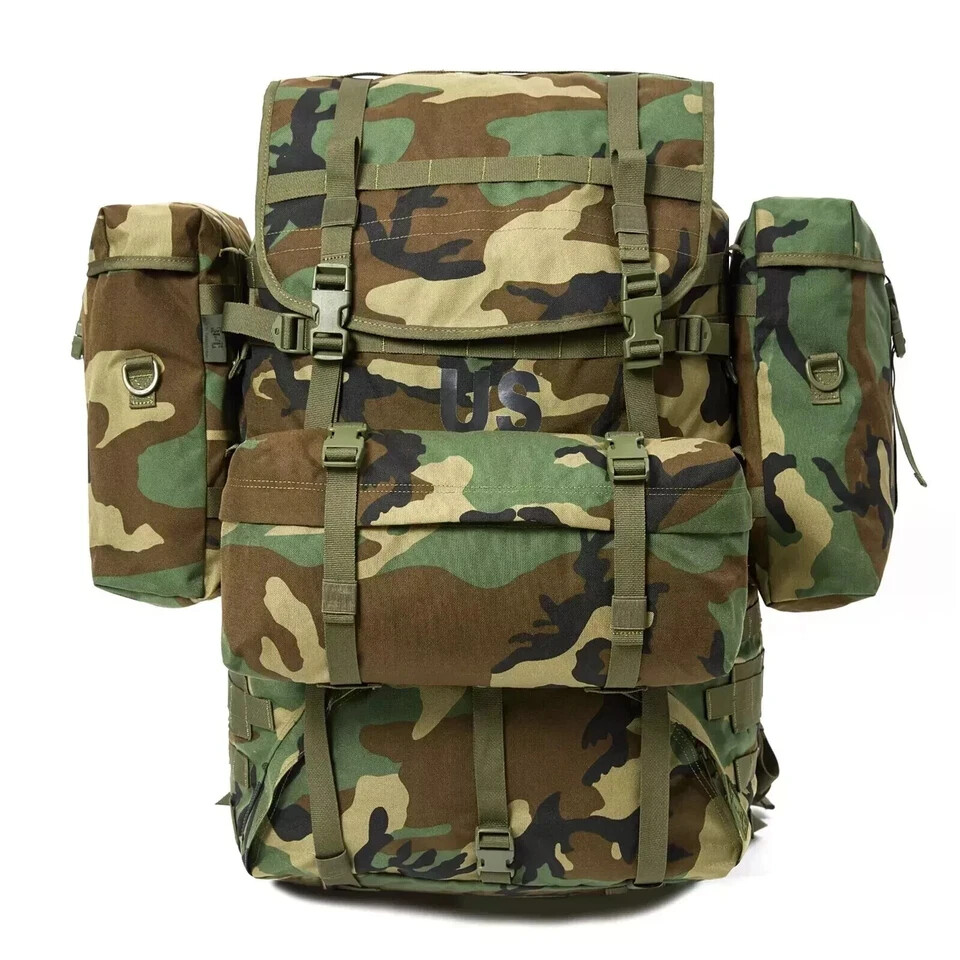 MOLLE II Large Rucksack Main Pack Military Backpack Woodland